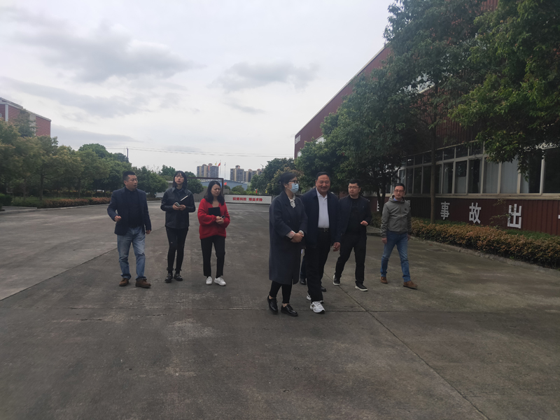 罗江科技局局长张勤及各位领导莅临锐博精益